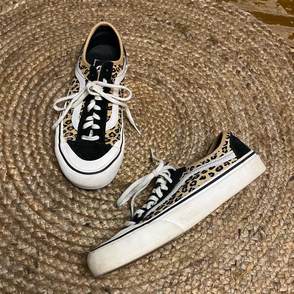 Cheetah Print Old Skool Vans